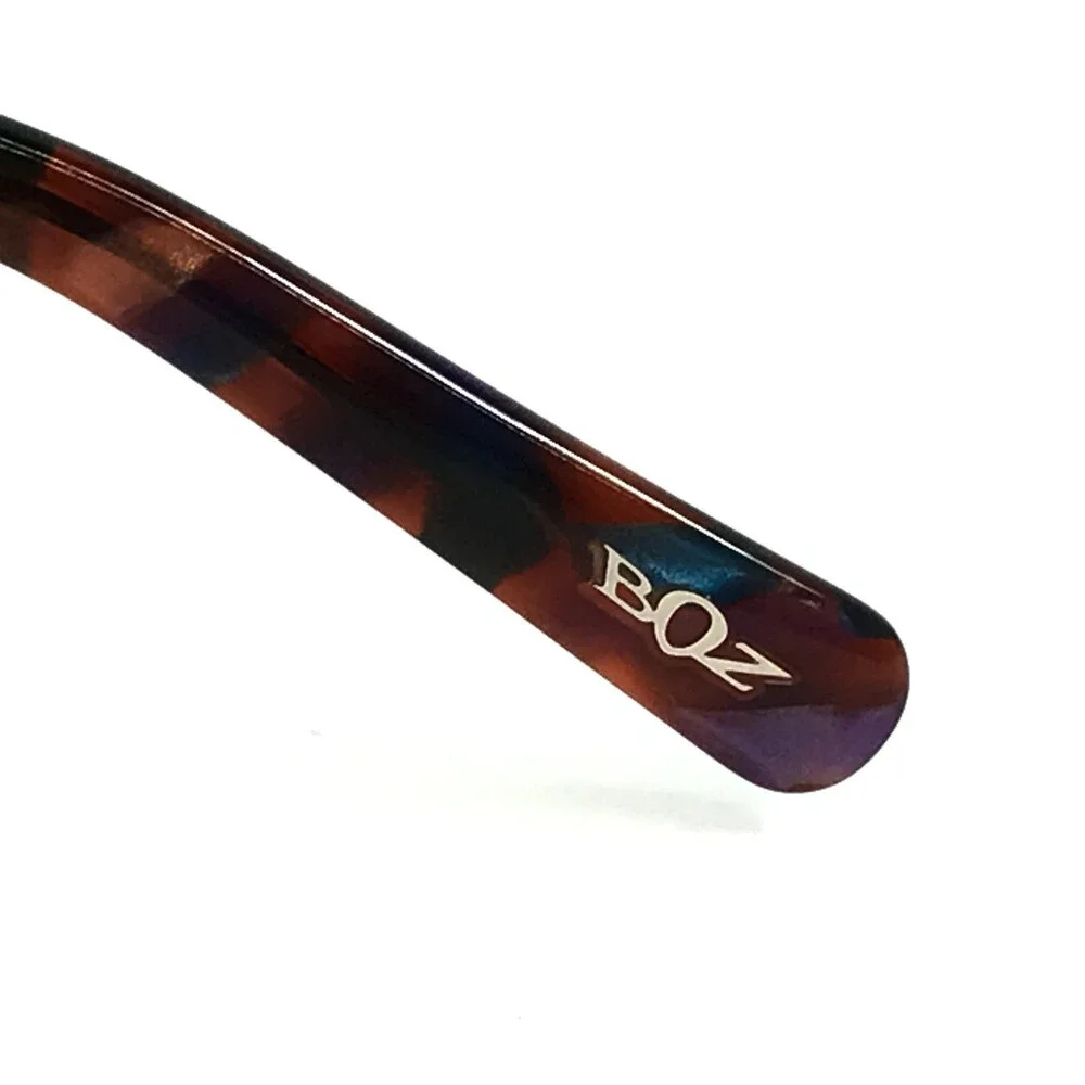 BOZ Eyeglasses Frames ITZA 2035 Blue Brushed Blue Navy Round Webbed 48-21-140